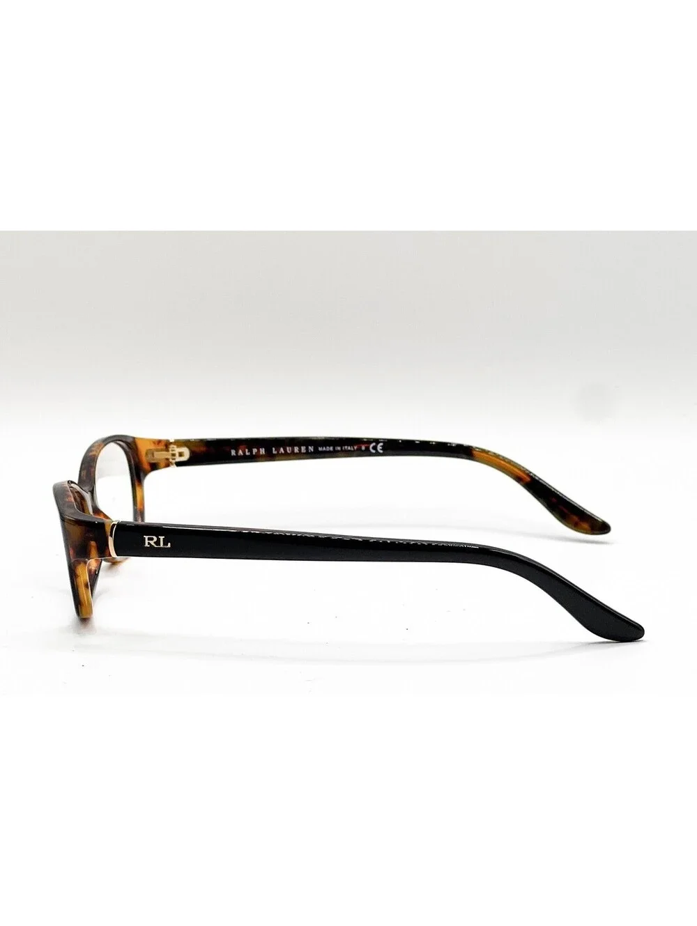 Ralph Lauren RL 6068 5260 Black Havana Full Rim Authentic Eyeglass Frames 53-15